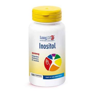 INOSITOL 100 Compresse | Integratore di Mio-Inositolo | LONGLIFE