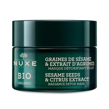 Maschera Viso Semi di Sesamo | Trattamento detox illuminante 50 ml | NUXE Bio Organic