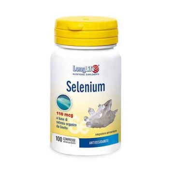 Selenium 100 cpr| Integratore a base di Selenio | LONGLIFE