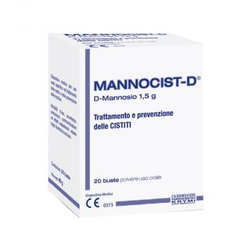 Mannocist-D 20 bustine | Integratore D-Mannosio per cistite | POLIFARMA