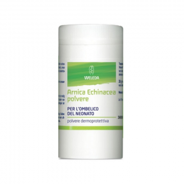 Arnica Echinacea polvere 20 g | Talco per l'ombelico del neonato | WELEDA