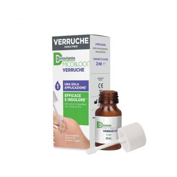 MICOBLOCK VERRUCHE 2 ml | Trattamento per verruche di mani e piedi | DERMOVITAMINA