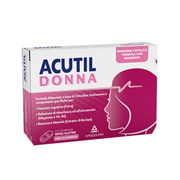 Acutil Donna 20 cpr | Integratore Energia Femminile | ACUTIL