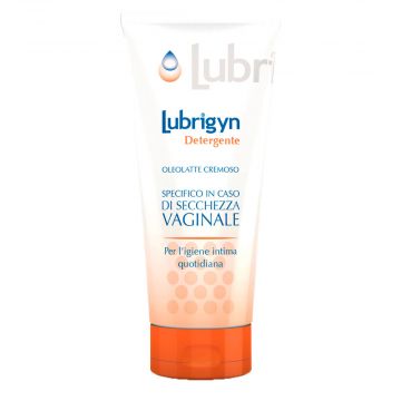 LUBRIGYN Detergente intimo 200 ml | Oleolatte cremoso per secchezza vaginale | UNIDERM