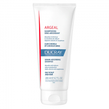 Argeal Shampoo 200 ml | Trattamento sebo-assorbente | DUCRAY