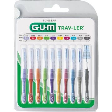 Trav-ler Scovolini 10pz | Scovolini interdentali | GUM
