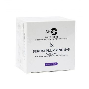 SHGF & SERUM PLUMPING 5+5 | Gel fattori di crescita e peptidi + Siero giorno | FARMA BIO TECHNOLOGY