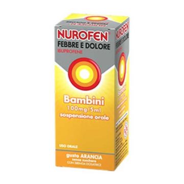 NUROFEN 100 mg/5 ml FEBBRE E DOLORE Bambini | Sciroppo Arancia - 150 ml