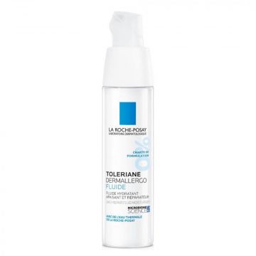 Toleriane Dermallergo Fluido 40 ml | Trattamento idratante lenitivo pelle sensibile mista o grassa | LA ROCHE POSAY