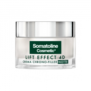 Crema Chrono-Filler notte 50 ml | Trattamento antirughe | SOMATOLINE COSMETIC Lift Effect 4D