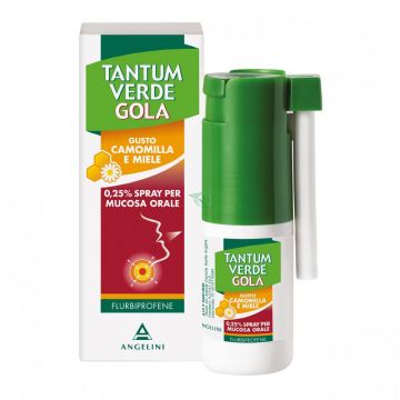 Tantum Verde Gola Camomilla e Miele | Spray 15 ml