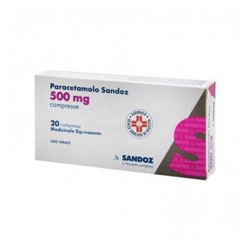 Paracetamolo 500 mg 20 cpr | SANDOZ