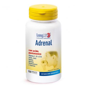 Adrenal 100 tavolette | Integratore contro la stanchezza | LONGLIFE