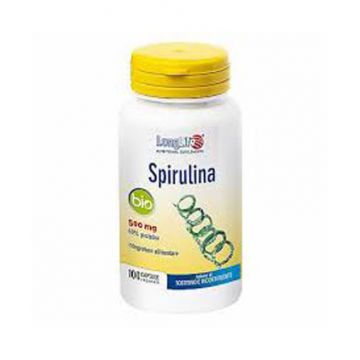 SPIRULINA BIO 100 Capsule | Integratore Spirulina | LONGLIFE