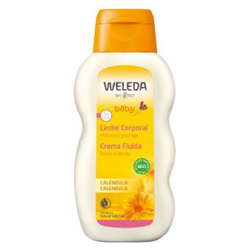 Crema Fluida Calendula 20 0ml | latte idratante neonati e adulti | WELEDA