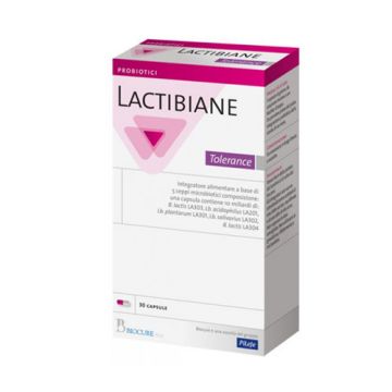 Lactibiane Tolerance 30cps | Integratore equilibrio flora intestinale | BIOCURE