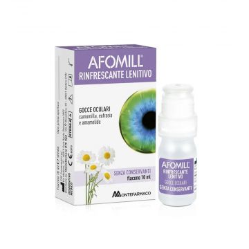 RINFRESCANTE LENITIVO collirio 10 ml | Gocce oculari per occhi secchi e irritati | AFOMILL