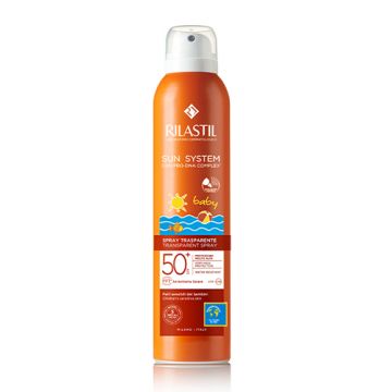 Spray Trasparente Bambini Spf 50+ 200 ml | Da spalmare | RILASTIL Sun System Baby