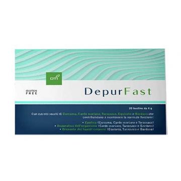 DEPURFAST 20 bustine | Integratore drenante e depurativo | OTI