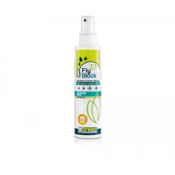 FLY BLOCK | Spray Antiparassitario Naturale GATTO 150 ML | PETFORMANCE