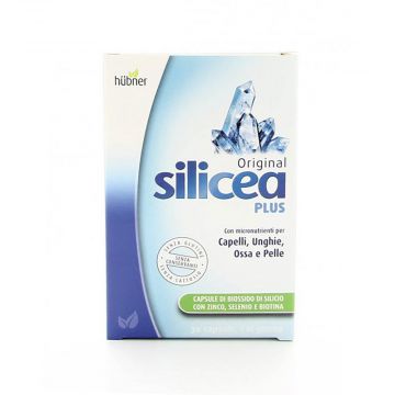 Original Silicea Plus 30 cps | Integratore di silicio per unghie e capelli | HUBNER