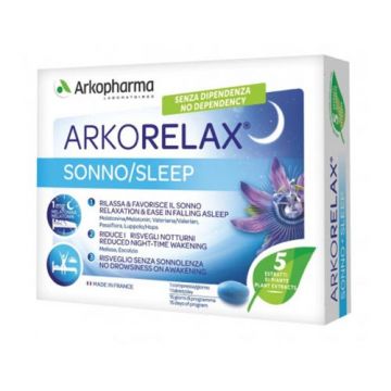 ARKORELAX SONNO 30+15 cpr | Integratore sonno e relax | ARKOPHARMA