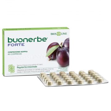 Buonerbe forte 60 cpr | Integratore intestino pigro | BIOS LINE