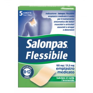 Salonpas Flessibile | 5 Cerotti medicati 7X10 cm