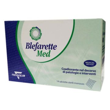 BLEFARETTE MED 14 pezzi |  Salviettine oculari sterili | POLIFARMA