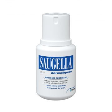 SAUGELLA DERMOLIQUIDO mini 100 ml | Detergente intimo benessere quotidiano | SAUGELLA