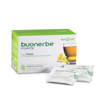 Buonerbe Tisana Forte 20 bust | Tisana intestino pigro | BIOSLINE