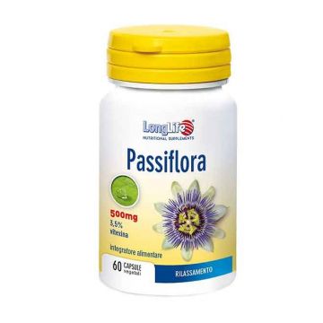 PASSIFLORA 60 CPS | Integratore Rilassamento | LONGLIFE