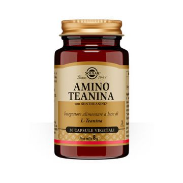 AMINO TEANINA 30 capsule vegetali | Integratore di L-Teanina | SOLGAR
