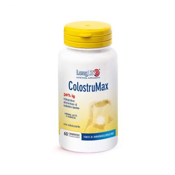 Colostrumax 60 compresse masticabili | Integratore di Colostro Bovino | LONGLIFE