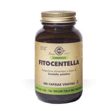 Fitocentella 100 cps vegetali | Integratore Gambe pesanti e Cellulite | SOLGAR