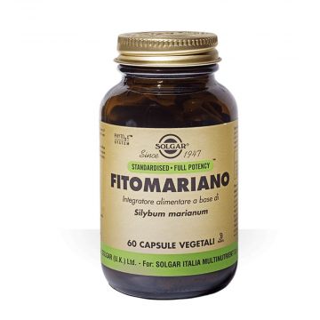 Fitomariano 60 cps vegetali | Integratore Fegato | SOLGAR