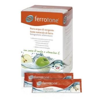 FERROTONE APPLE | Fonte naturale di Ferro 28 bustine 25 ml | SCHWABE