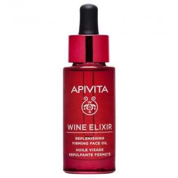 Olio Viso Antirughe | Face Oil Replenishing Firming 30 ml | APIVITA Wine Elixir