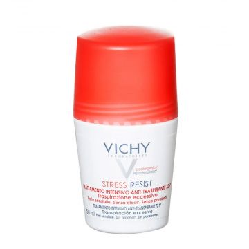 Stress Resist 72h roll-on 50 ml | Deodorante intensivo anti traspirazione eccessiva | VICHY