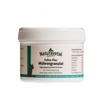 GRANULATO DI CAROTE | Integratore Vitamine e Oligoelementi 100 g cod.8460 | NATURAVETAL - Felis Plus