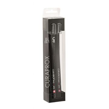Black Is White 2 spazzolini | Bipack spazzolini sbiancanti | CURAPROX