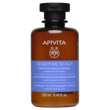 Shampoo Cute Sensibile lavanda e miele | Sensitive Scalp 250 ml | APIVITA Capelli