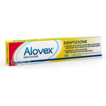 Dentizione gel 10 ml | Rimedio naturale sollievo dentizione | ALOVEX