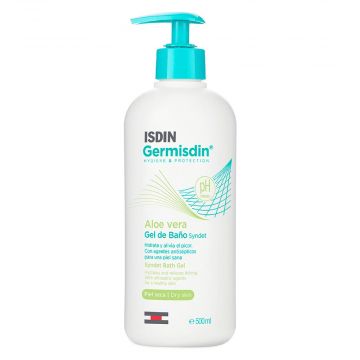 Germisdin Aloe Vera 500ml | Gel da bagno antimicrobico idratante | ISDIN