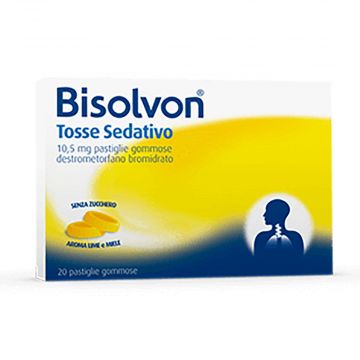 BISOLVON Tosse sedativo | 20 Pastiglie gommose  aroma miele e limone