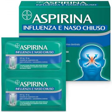 Aspirina Influenza Naso Chiuso | 10 Bustine aroma arancia