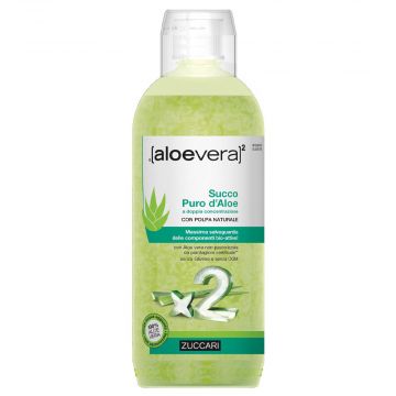 SUCCO PURO D'ALOE 1000 ml | Aloe a doppia concentrazione | ZUCCARI - Aloe Vera2