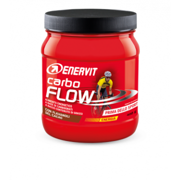 CARBO FLOW 400 g | Integratore Flavanoli del Cacao | ENERVIT Sport