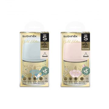 SX PRO 150 ml GOLD EDITION | Biberon tettarella simmetrica | SUAVINEX