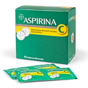 ASPIRINA C 400 mg cpr | 40  Compresse Effervescenti con Vitamina C